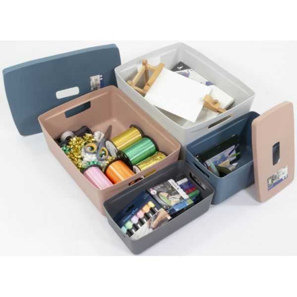 Bac de Rangement moderne avec poignées 5 litres