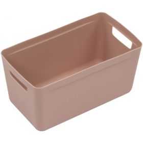 Bac de rangement élégant avec poignées 8 litres