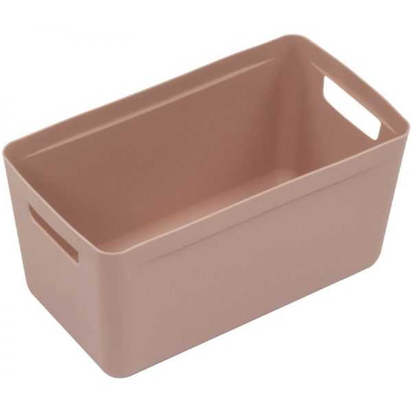 Bac de rangement élégant avec poignées 8 litres