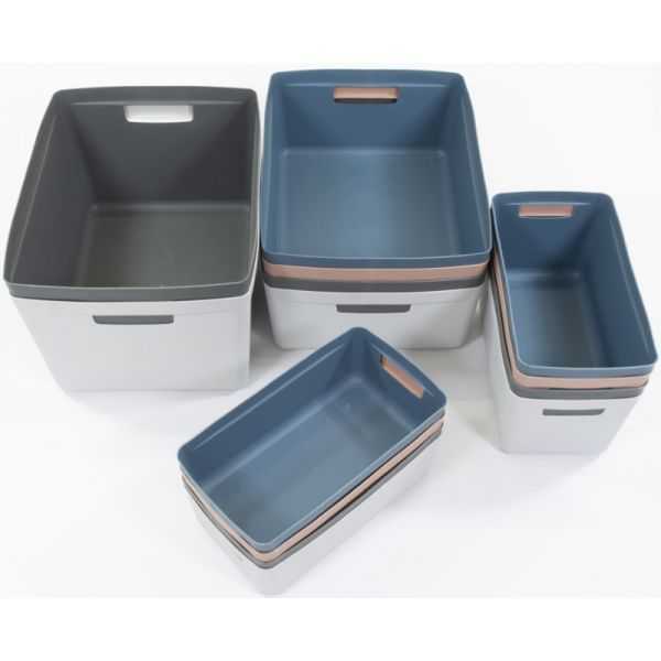 Grand Bac de rangement design 28 litres