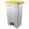Grande poubelle professionnelle à pédale en plastique solide
