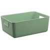 Bac de rangement en plastique recyclé élégant Taille M