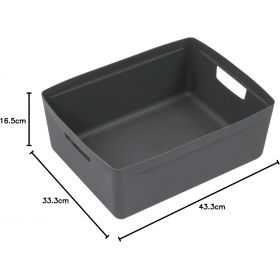 Bac de rangement avec poignées 20 litres