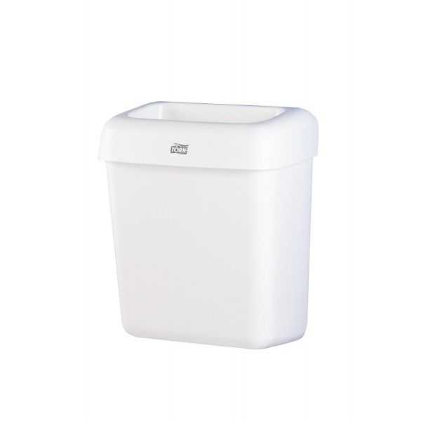 TORK Poubelle, plastique, 20 litres, blanc