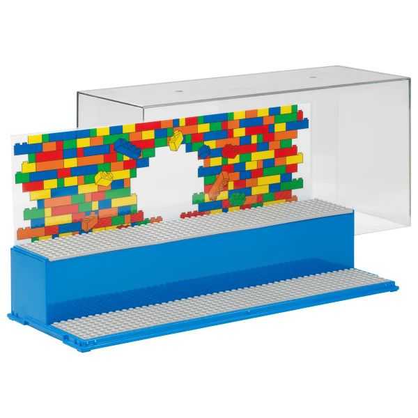 Vitrine Jeu et Exposition 2 niveaux 6 plaques LEGO