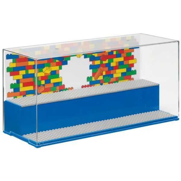Vitrine Jeu et Exposition 2 niveaux 6 plaques LEGO