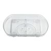metaltex Plateau tournant Loop, plastique, transparent