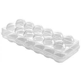 Boîte à oeufs en plastique transparent pour rangement frigo