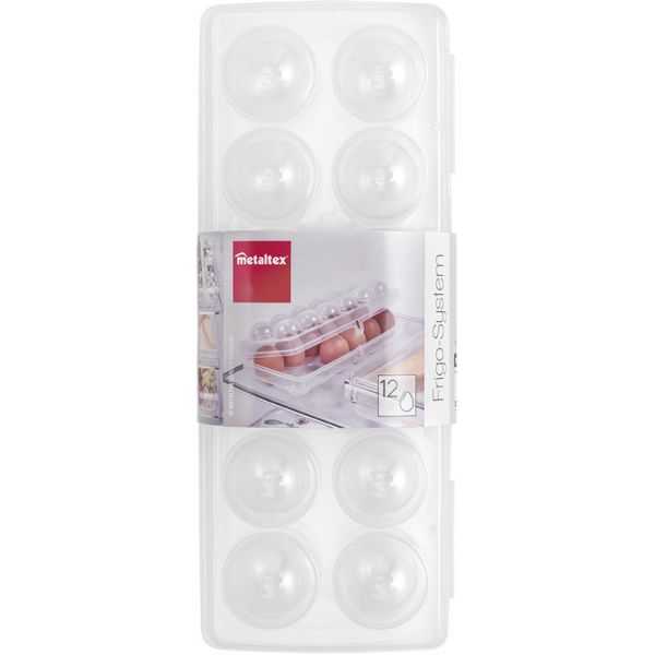 Boîte à oeufs en plastique transparent pour rangement frigo