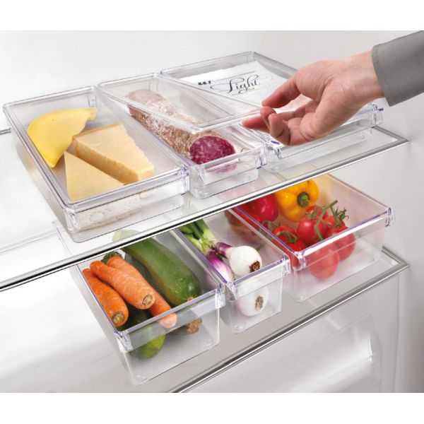 Bac Organiseur de Frigo avec couvercle Moyen