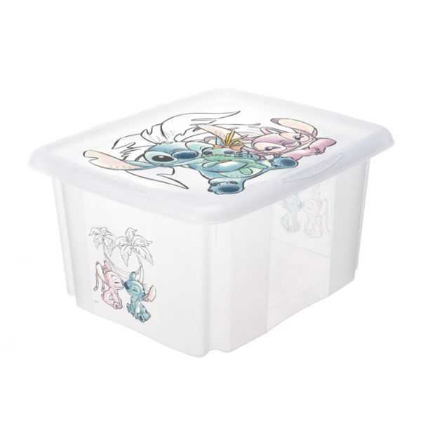 Boîte de Rangement Jouet Stitch 24 Litres