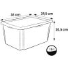 Boîte de Rangement Jouet Capybara 15 Litres