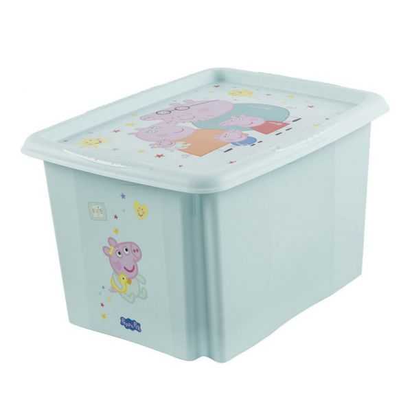 Boîte de Rangement Jouet Peppa Pig 30 Litres