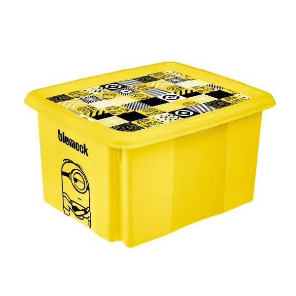 Boîte de Rangement Jouet Minions Mosaique 30 Litres