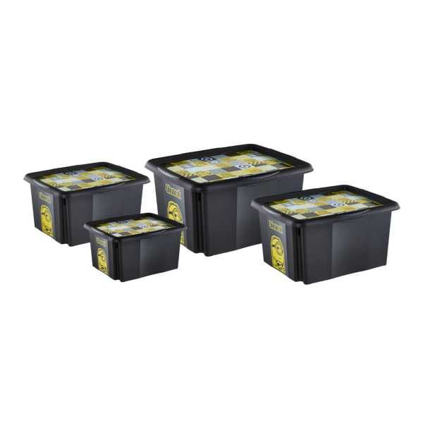 Boîte de Rangement Jouet Minions Mosaique 30 Litres