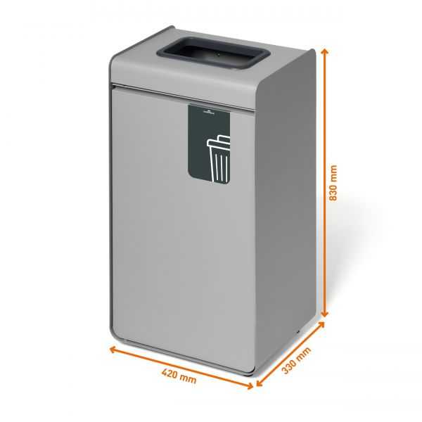 Poubelle de tri pour Déchets non Recyclables 55 litres