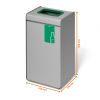 Poubelle de tri pour Verres 55 litres