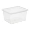 Boîte de rangement transparente avec couvercle 20 litres Basic Box