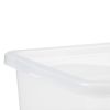 Boîte de rangement Haute transparente 31 litres Basic Box