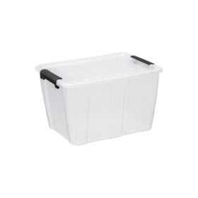 Boîte de rangement avec couvercle Home Box 15 litres