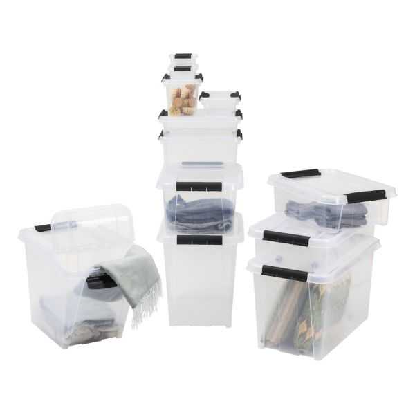 Boîte de rangement transparente en Plastique 14 litres ProBox