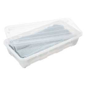 Boite de rangement sous lit à roulettes 30 litres