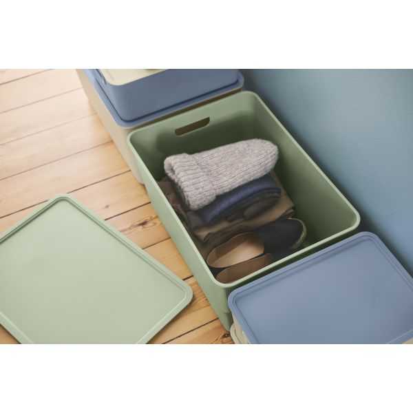 Bac de rangement en plastique élégant Taille S