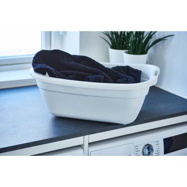 Petite bassine à linge en plastique 23 litres