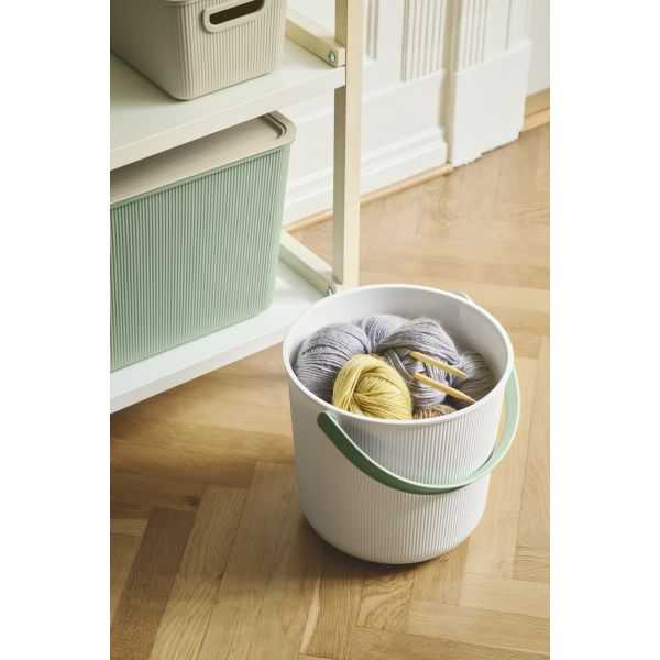 Seau de Rangement Elégant Coloré 10 litres