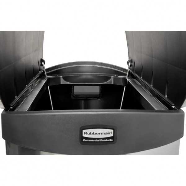 Poubelle Professionnelle en inox avec pédale 50 litres