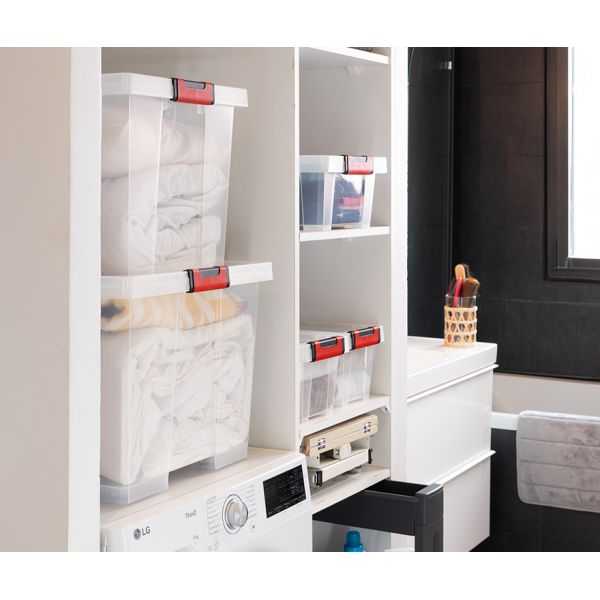 Boîte de rangement solide Clipstock 15 litres