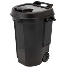Poubelle extérieure avec roues et poignée 110 litres