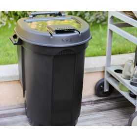 Poubelle extérieure avec roues et poignée 110 litres
