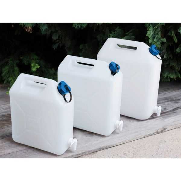 Jerrican pour eau avec robinet 5 litres à 20 litres
