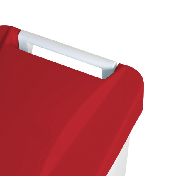 Poubelle professionnelle à pédale 80 L avec couvercle