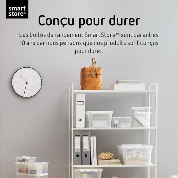 Petite Boîte transparente en plastique 1,5 litres