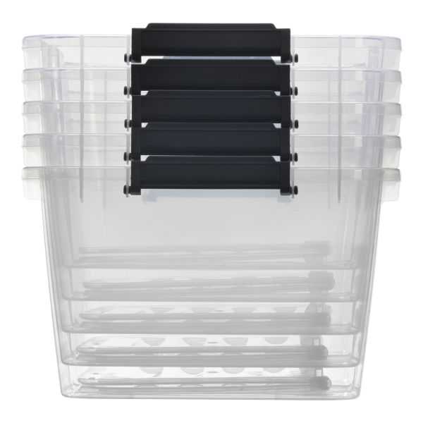 Boîte de rangement avec couvercle Home Box 15 litres