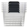 Boîte de rangement avec couvercle Home Box 15 litres