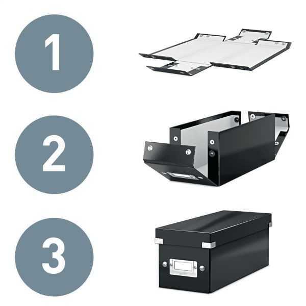 Boîte de rangement Cube en Carton Solide Taille Moyenne