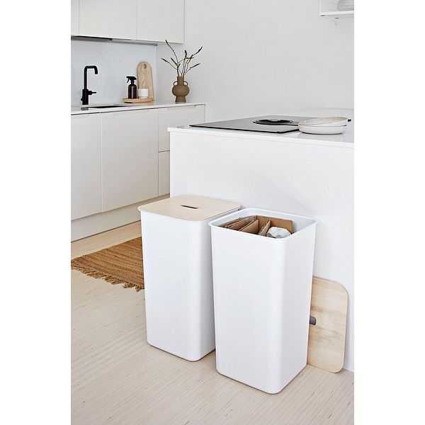 Bac de rangement Collect 53 litres blanc