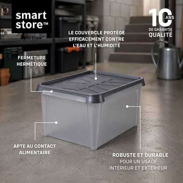 Grande Caisse de stockage Etanche Hermétique 55 litres