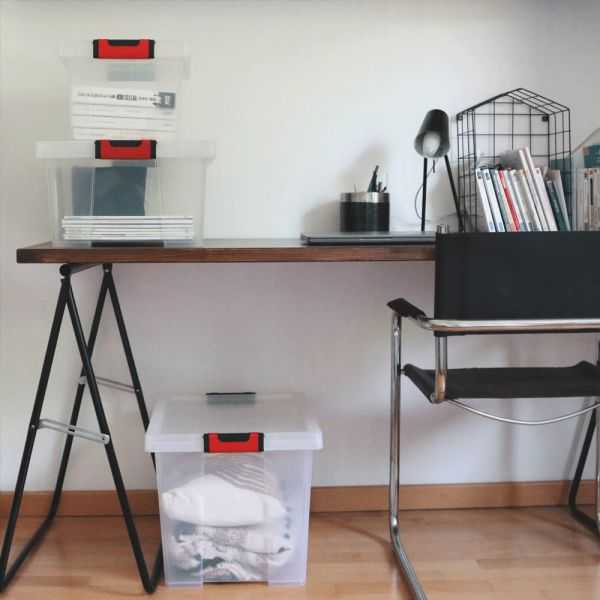 Boîte de rangement solide Clipstock 75 litres