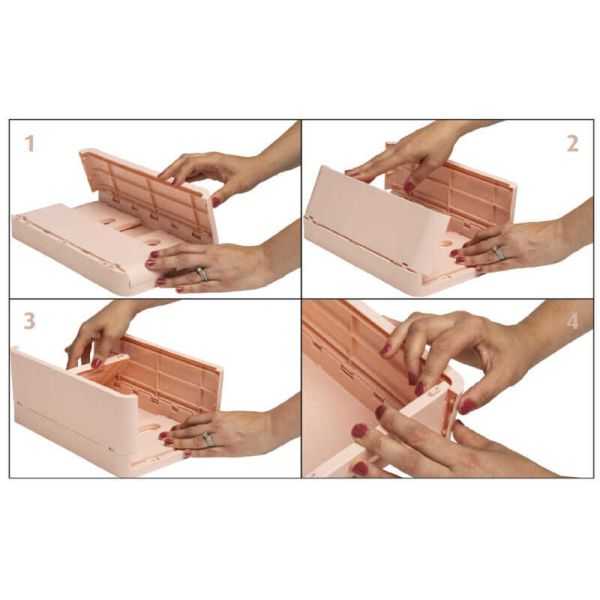 Corbeille de Rangement case pliable Maxi format A4