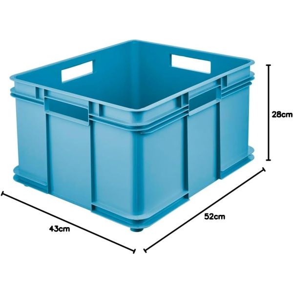 Grande Caisse empilable en plastique recyclé 54 litres