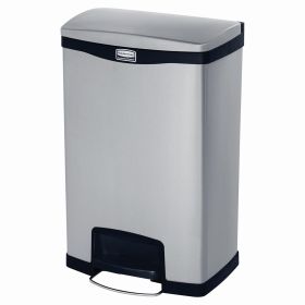 Poubelle à pédale inox professionnelle 90 litres pour cuisine et santé