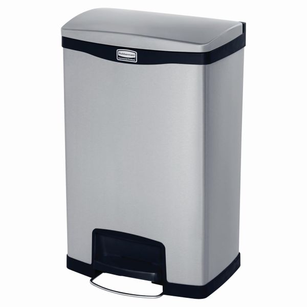 Poubelle à pédale inox professionnelle 90 litres pour cuisine et santé