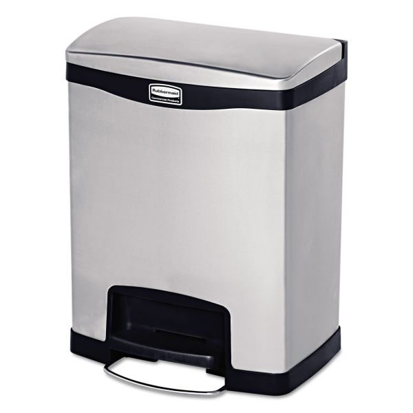 Poubelle à pédale métallique 30 litres pour cuisine et santé
