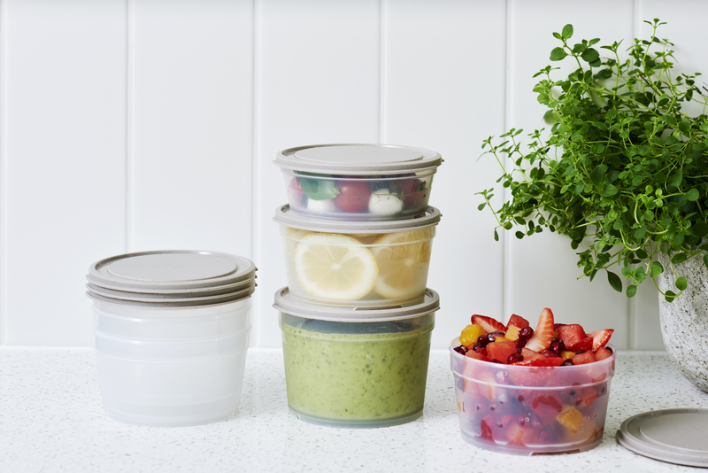 Boite alimentaire prête à être congeler