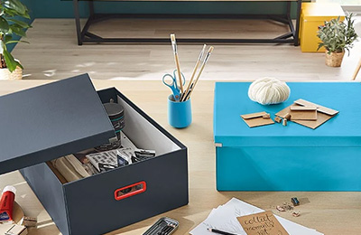 Boîte de Rangement en Carton