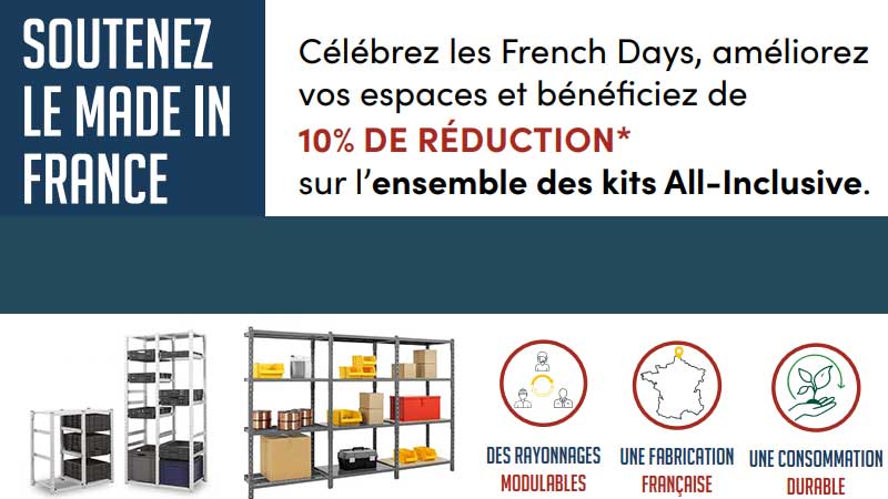 -10% sur le Rayonnage